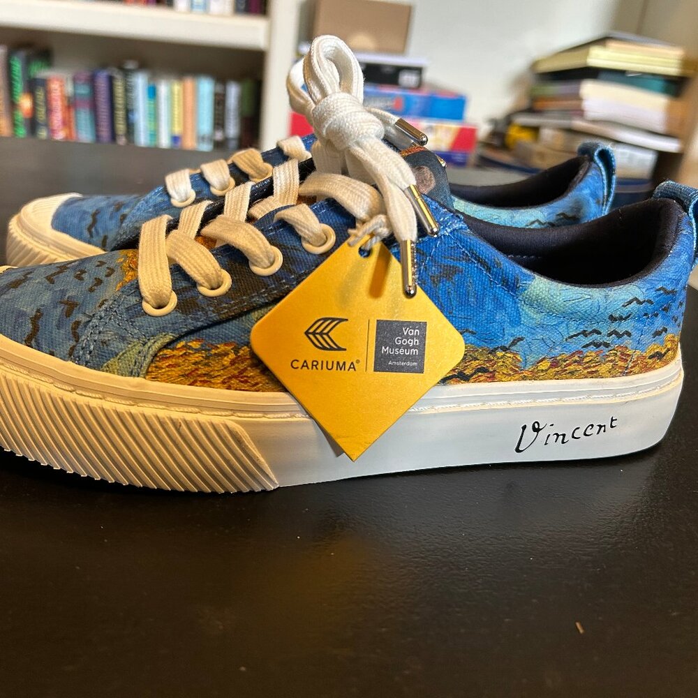 Cariuma OCA Low Canvas Sneaker Vincent Van Gogh Collaboration